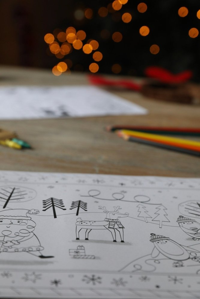 Festive Scenes Placemats (Pack of 6) by Foxy - Christmas Cracker Warehouse