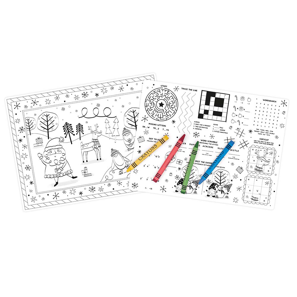 Festive Scenes Placemats (Pack of 6) by Foxy - Christmas Cracker Warehouse