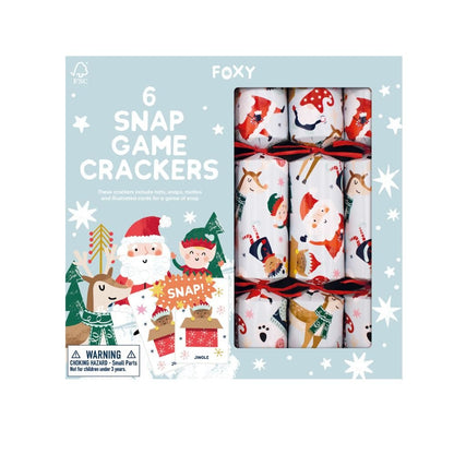 Festive Snap Crackers (6 pack) by Foxy - Christmas Cracker Warehouse