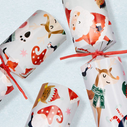 Festive Snap Crackers (6 pack) by Foxy - Christmas Cracker Warehouse