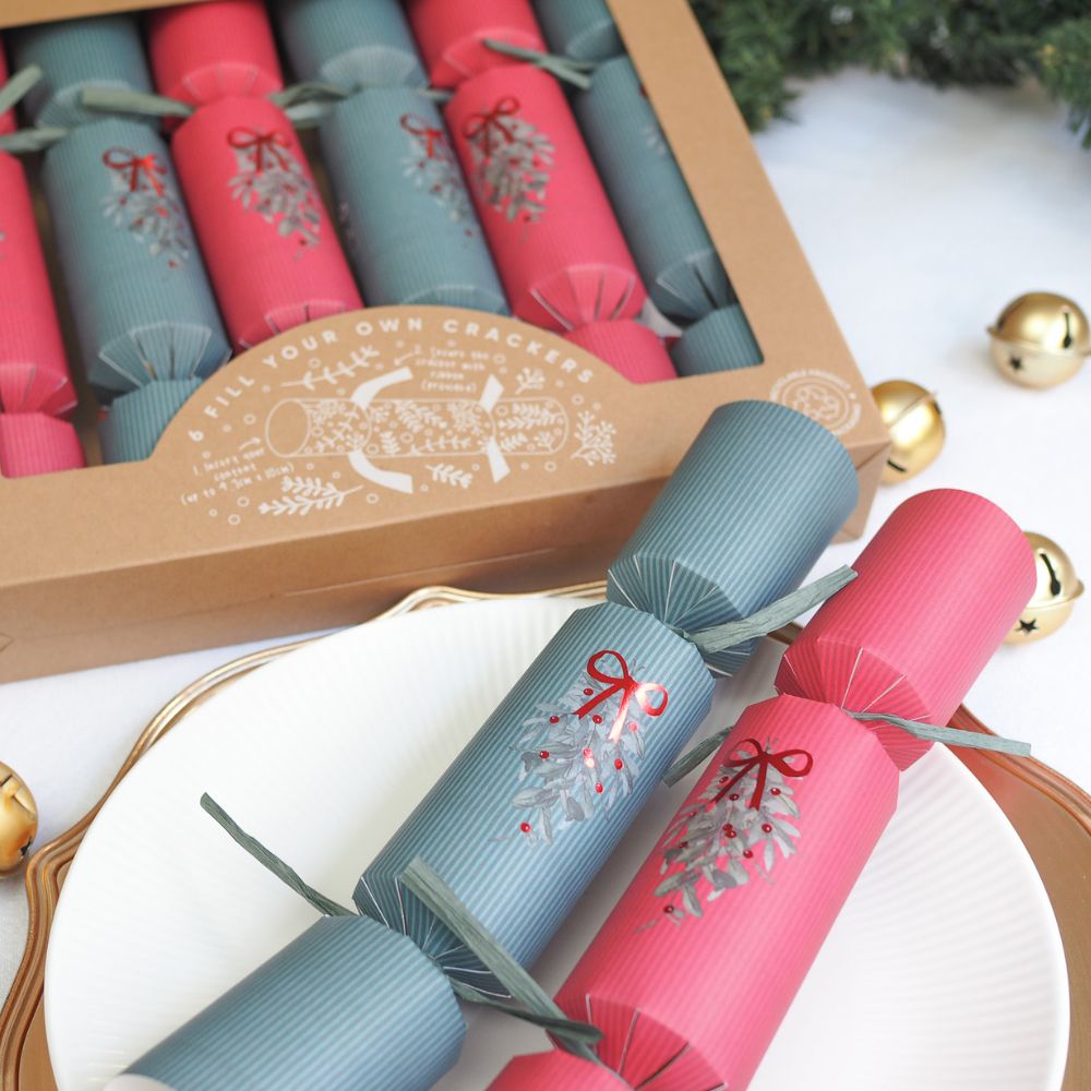 Fill Your Own - Merry Berry Cracker (6 Pack) by Celebration Crackers - Christmas Cracker Warehouse