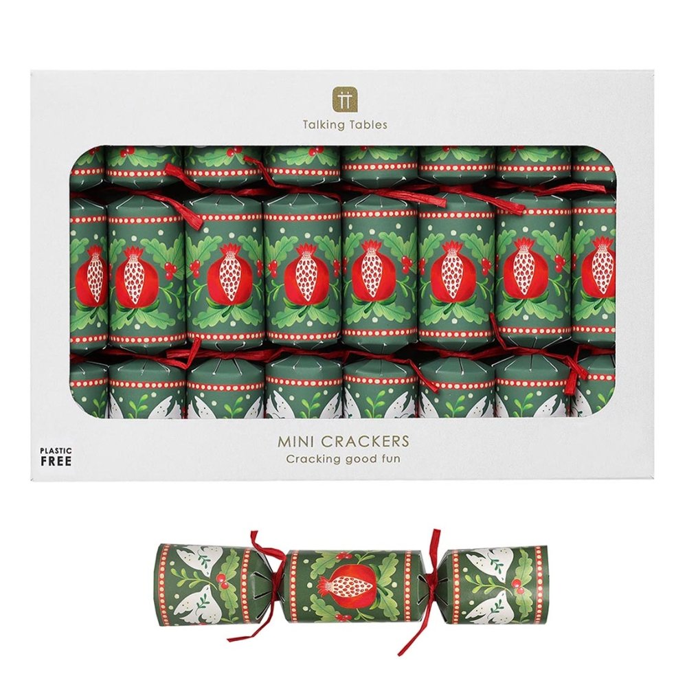 Folklore Mini Crackers (8 Pack) by Talking Tables - Christmas Cracker Warehouse