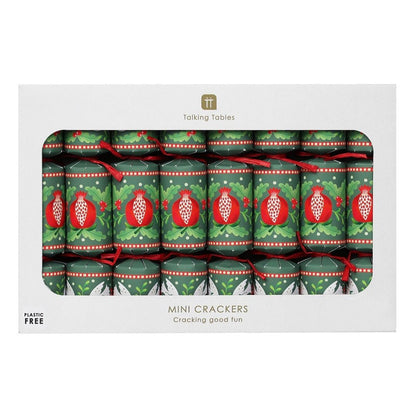 Folklore Mini Crackers (8 Pack) by Talking Tables - Christmas Cracker Warehouse