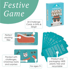 Fun Guy Santa - Agent Santa by Talking Tables - Christmas Cracker Warehouse