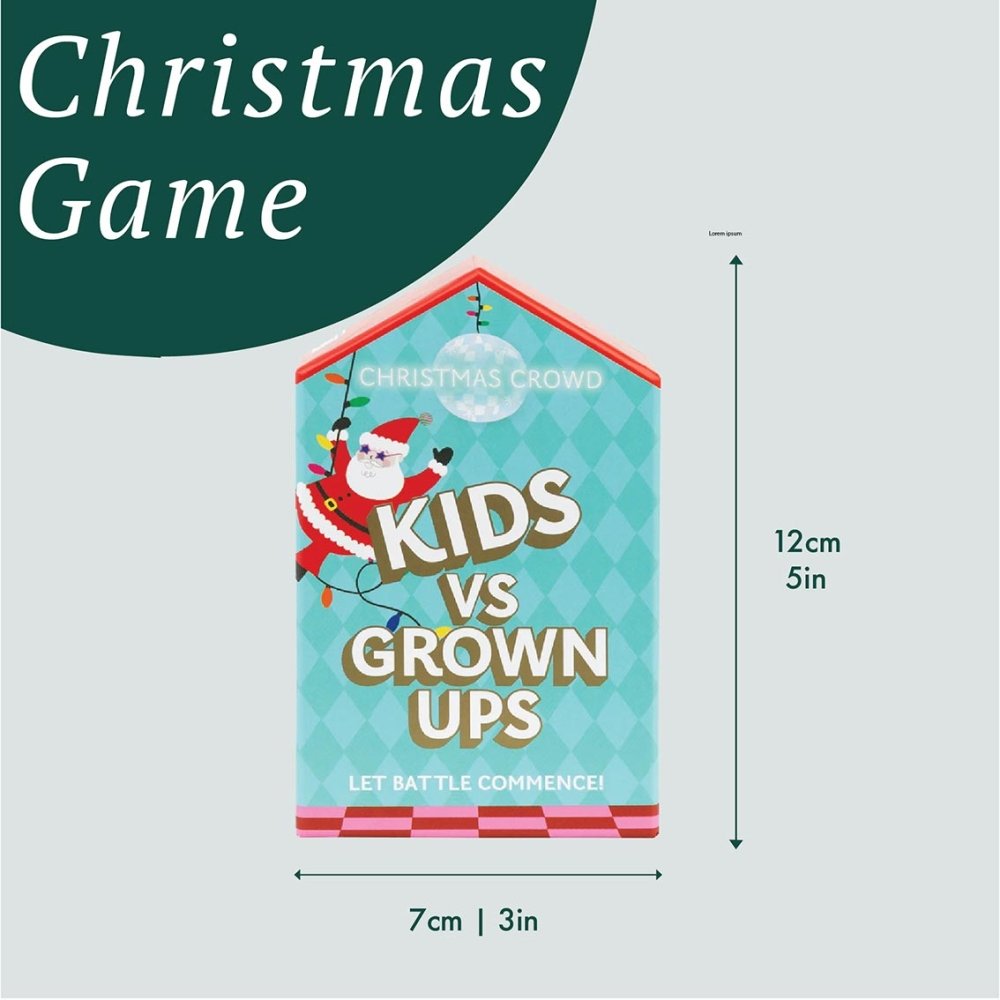Fun Guy Santa - Kids vs Grownups by Talking Tables - Christmas Cracker Warehouse