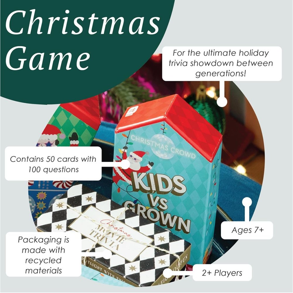 Fun Guy Santa - Kids vs Grownups by Talking Tables - Christmas Cracker Warehouse
