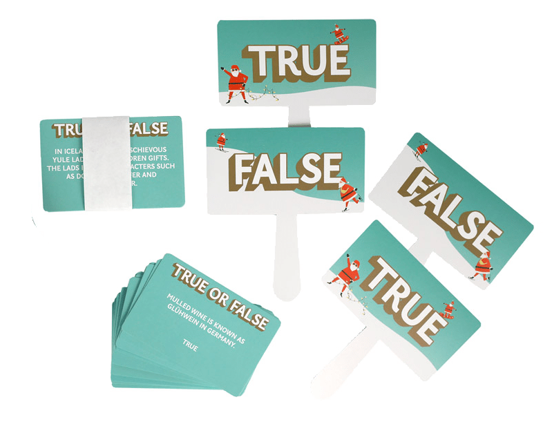 Fun Guy Santa - True or False Game by Talking Tables - Christmas Cracker Warehouse