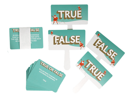 Fun Guy Santa - True or False Game by Talking Tables - Christmas Cracker Warehouse