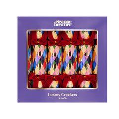 Luxury Crackers - Eleanor Bowmer Harlequin (6 pack) by Eleanor Bowmer - Christmas Cracker Warehouse