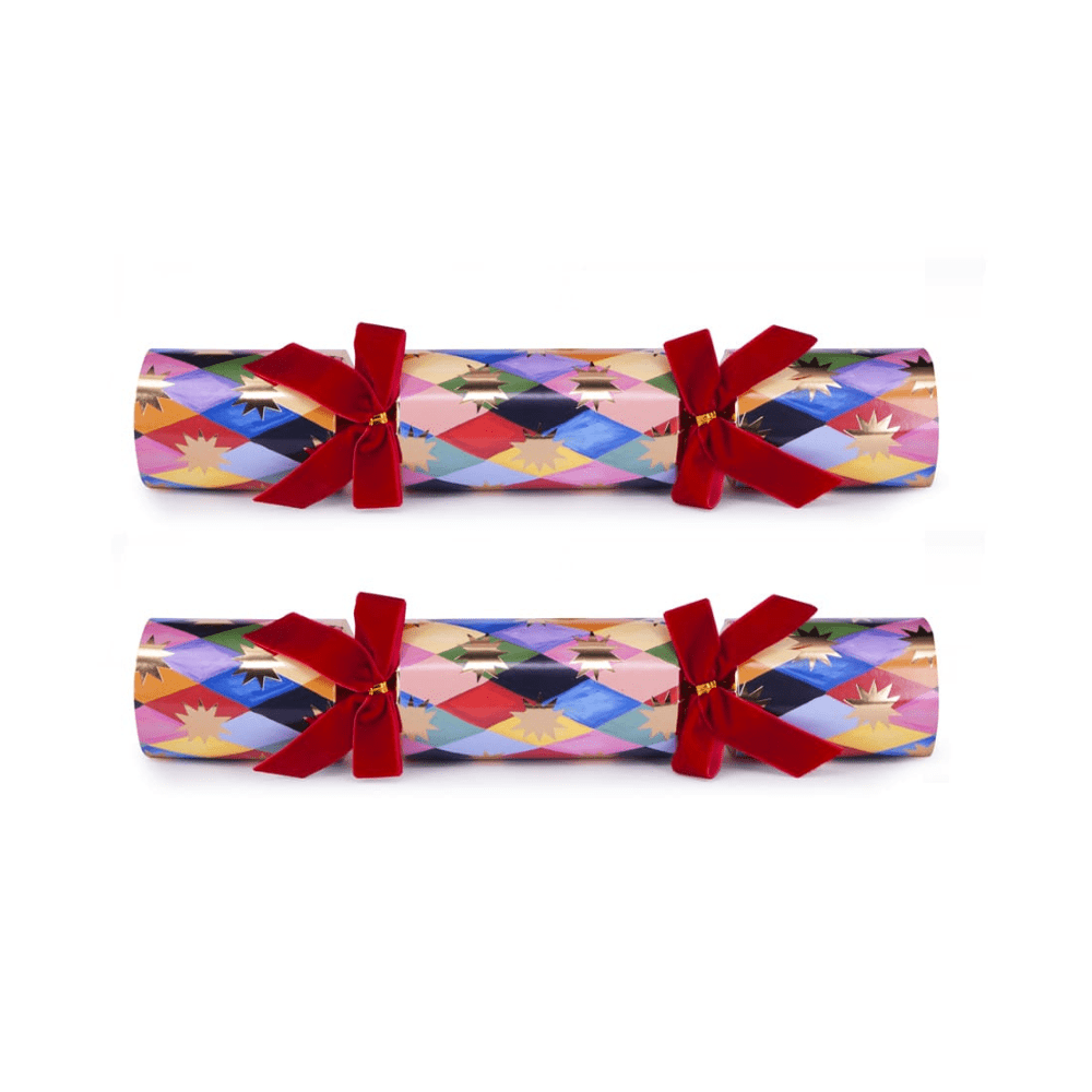 Luxury Crackers - Eleanor Bowmer Harlequin (6 pack) by Eleanor Bowmer - Christmas Cracker Warehouse