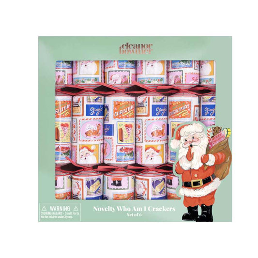 Luxury Crackers - Eleanor Bowmer - Santa (6 pack) by Eleanor Bowmer - Christmas Cracker Warehouse