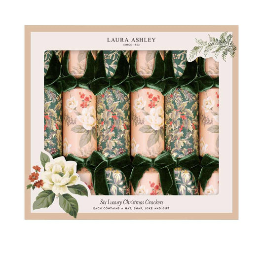 Luxury Crackers - Laura Ashley Dusky Hellebore Crackers (6 pack) by Laura Ashley - Christmas Cracker Warehouse