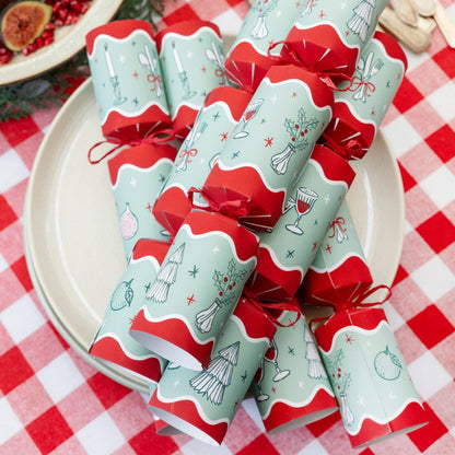 Luxury Eco Crackers - Bon Noel (Set of 6) by Talking Tables - Christmas Cracker Warehouse