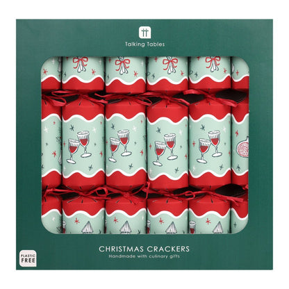 Luxury Eco Crackers - Bon Noel (Set of 6) by Talking Tables - Christmas Cracker Warehouse