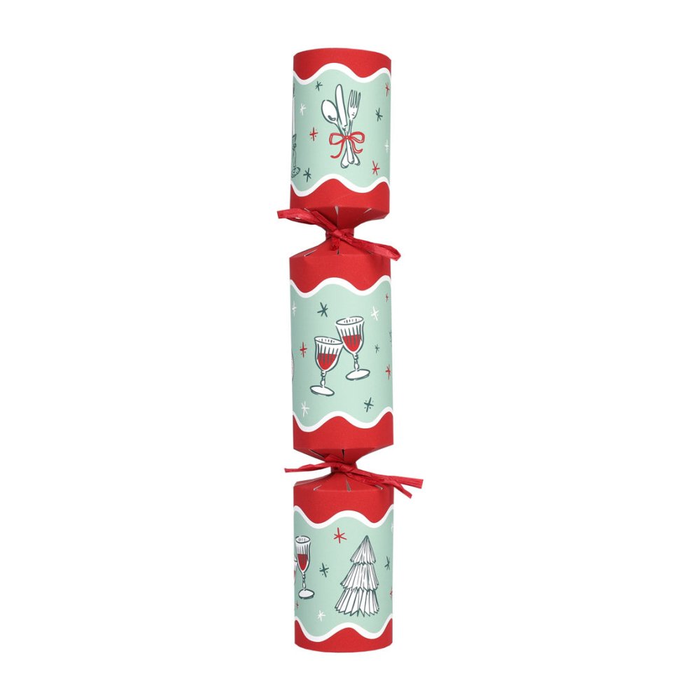 Luxury Eco Crackers - Bon Noel (Set of 6) by Talking Tables - Christmas Cracker Warehouse
