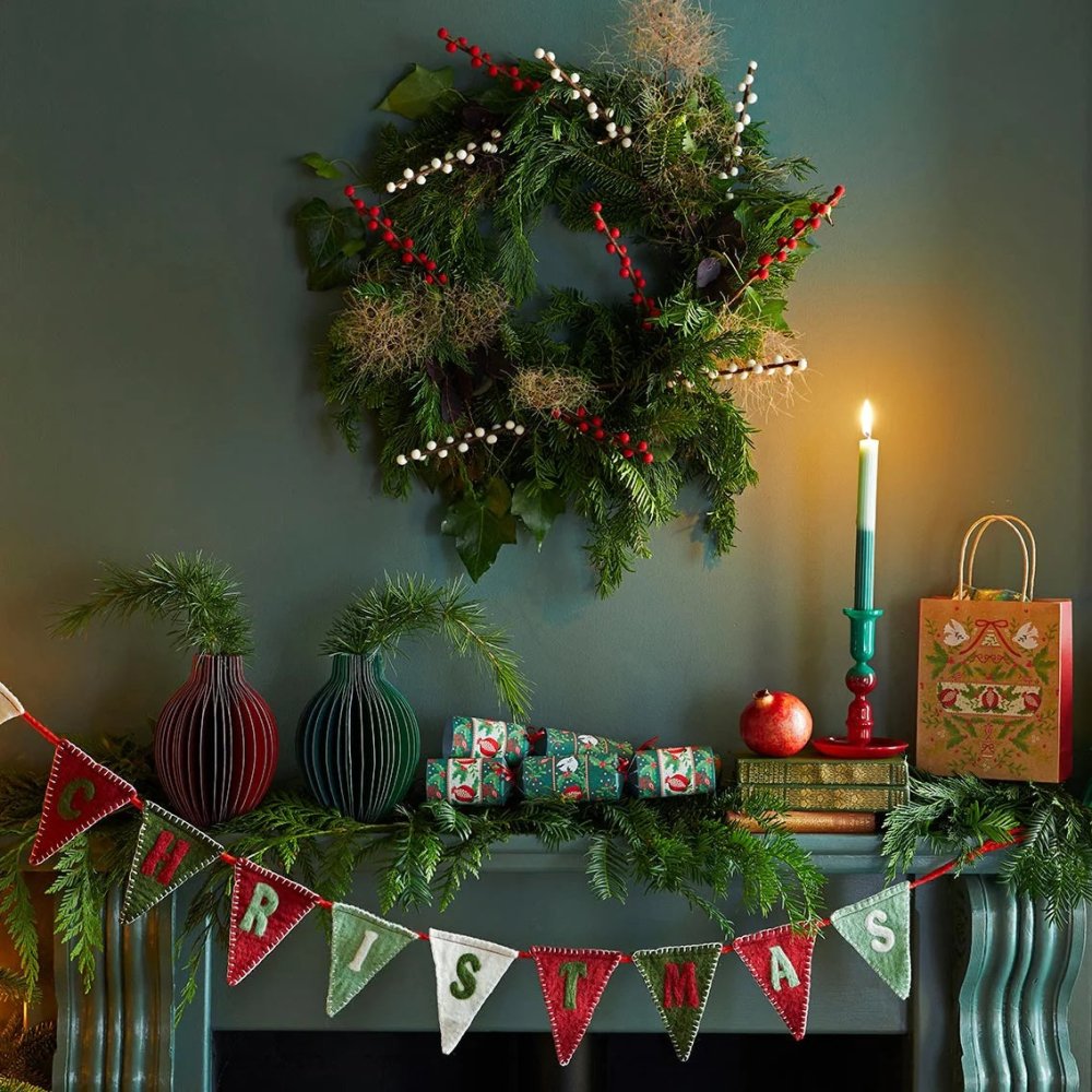 Luxury Eco Crackers - Folklore Green (Set of 6) by Talking Tables - Christmas Cracker Warehouse