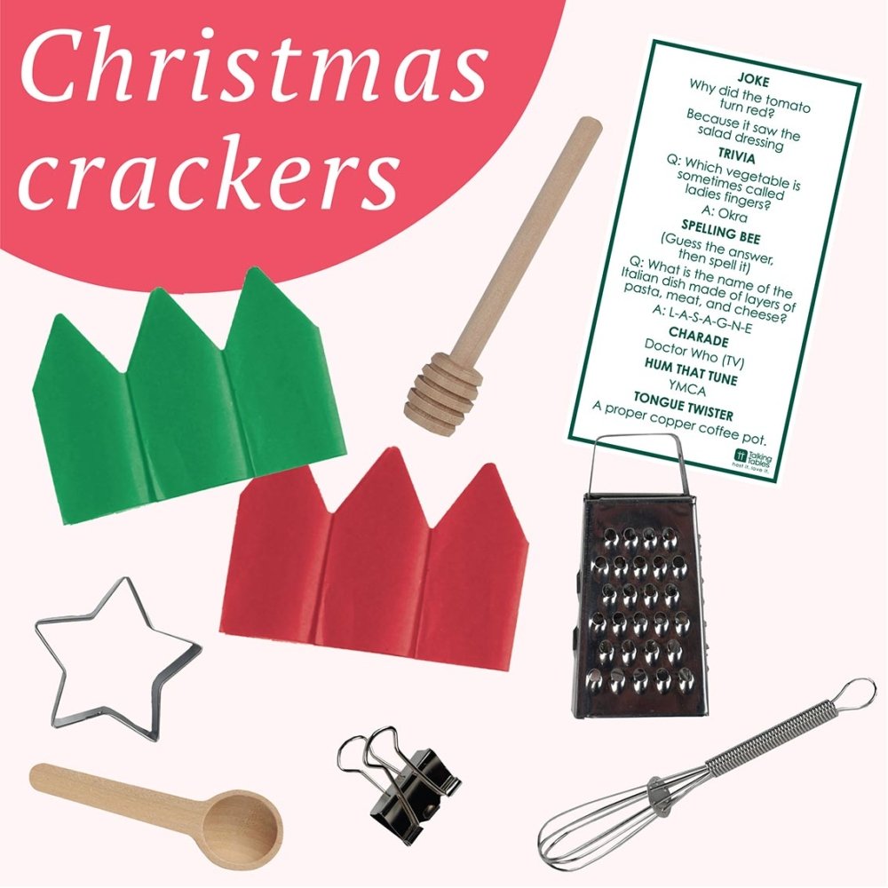 Luxury Eco Crackers - Folklore Red (Set of 6) by Talking Tables - Christmas Cracker Warehouse