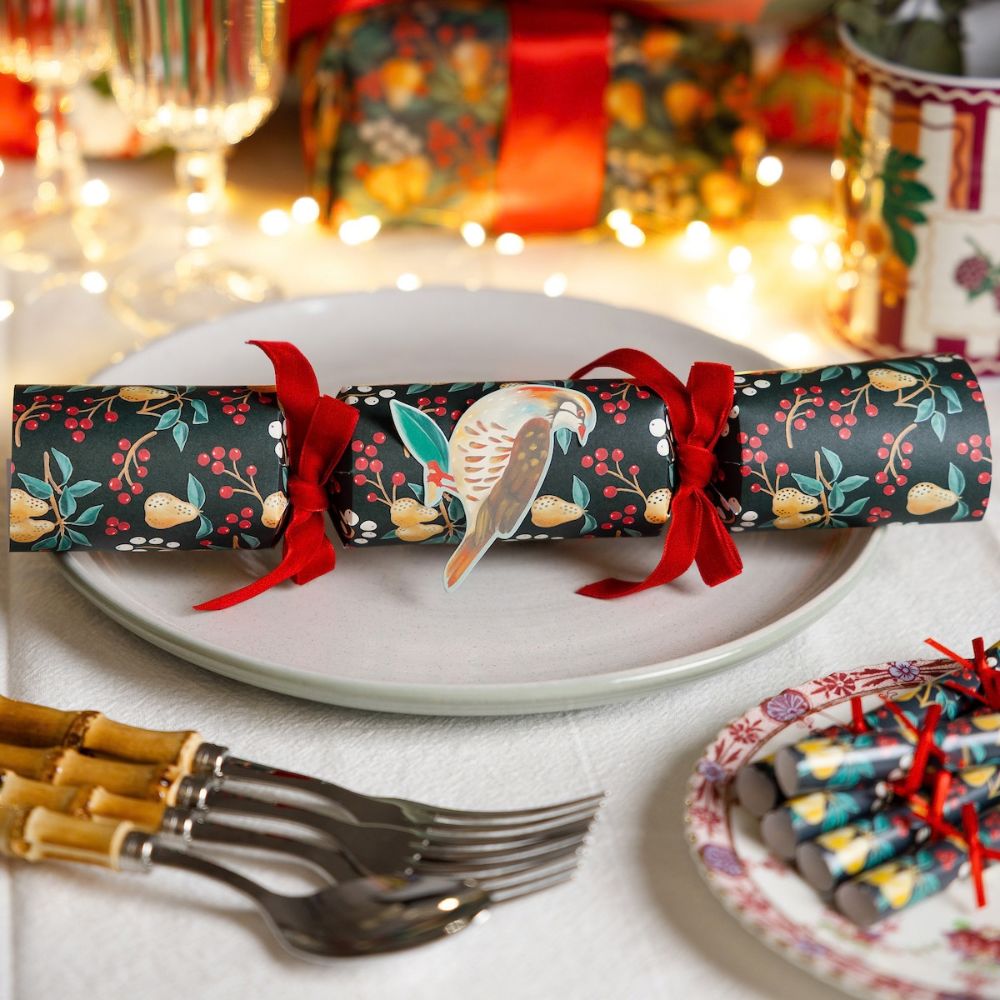 Luxury Eco Crackers - Partridge (Set of 6) by Talking Tables - Christmas Cracker Warehouse