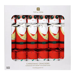 Luxury Eco Crackers - Santa (Set of 6) by Talking Tables - Christmas Cracker Warehouse