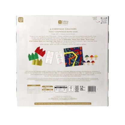 Luxury Eco Crackers - Woodland Forest (Set of 6) by Talking Tables - Christmas Cracker Warehouse