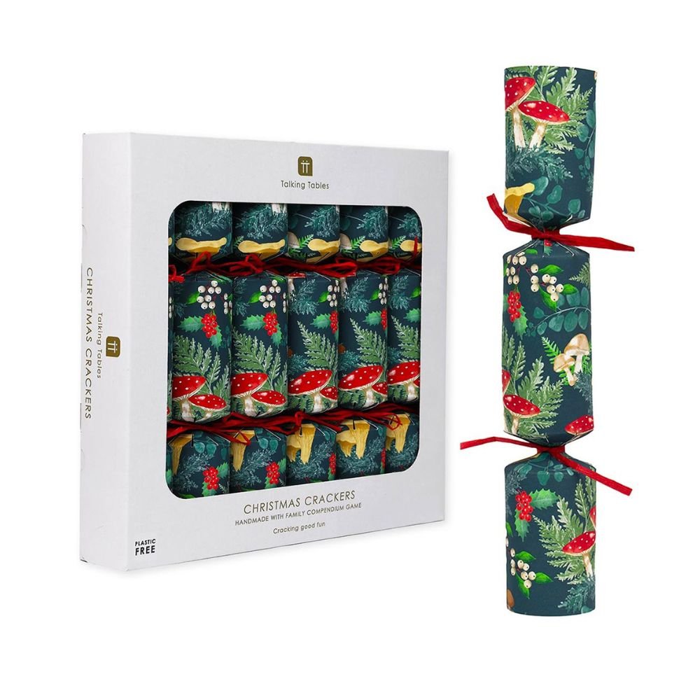 Luxury Eco Crackers - Woodland Forest (Set of 6) by Talking Tables - Christmas Cracker Warehouse
