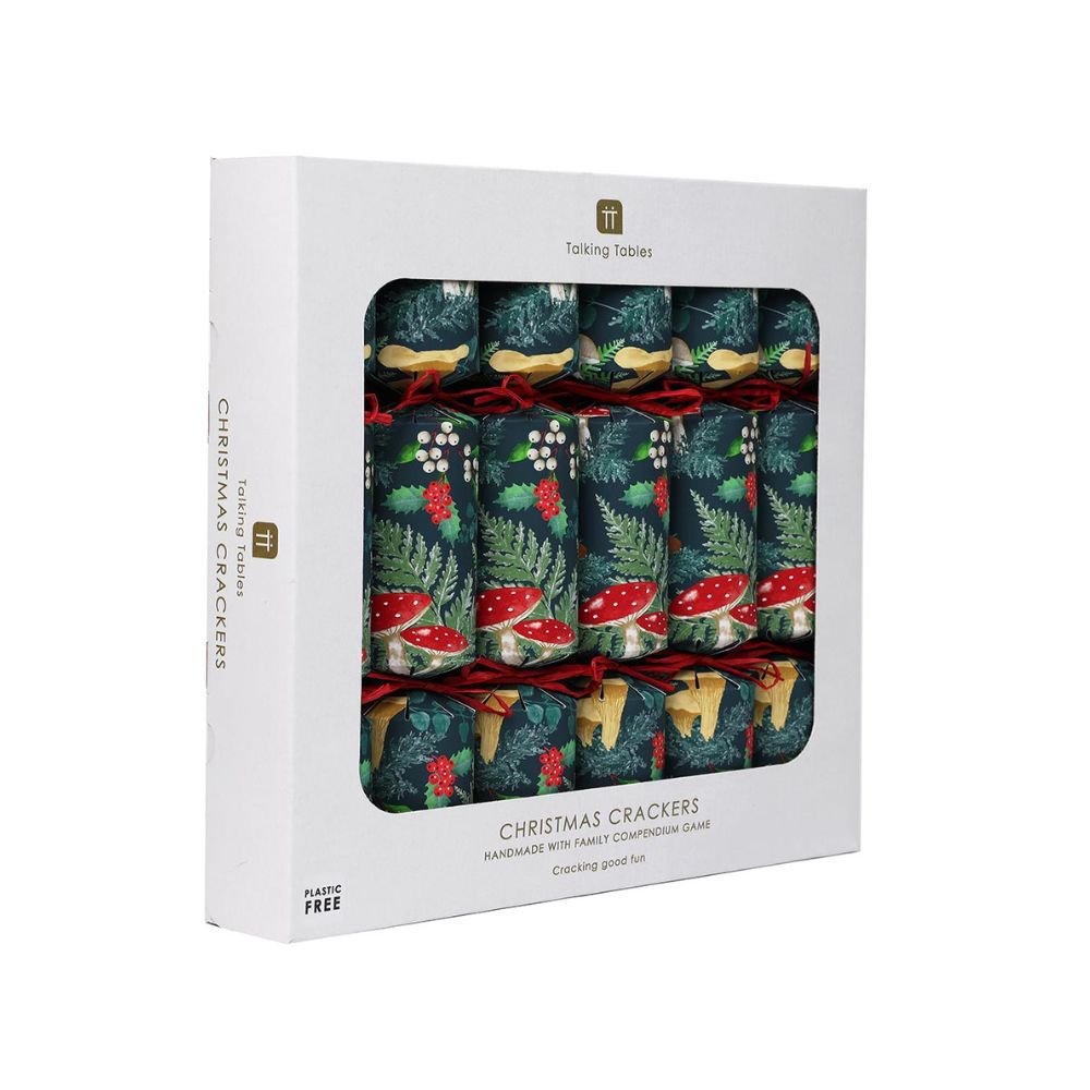 Luxury Eco Crackers - Woodland Forest (Set of 6) by Talking Tables - Christmas Cracker Warehouse