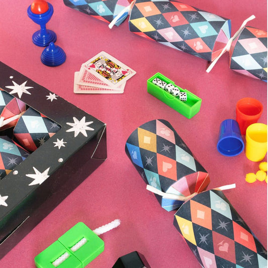 Magic Trick Game Crackers (6 pack) by Foxy - Christmas Cracker Warehouse