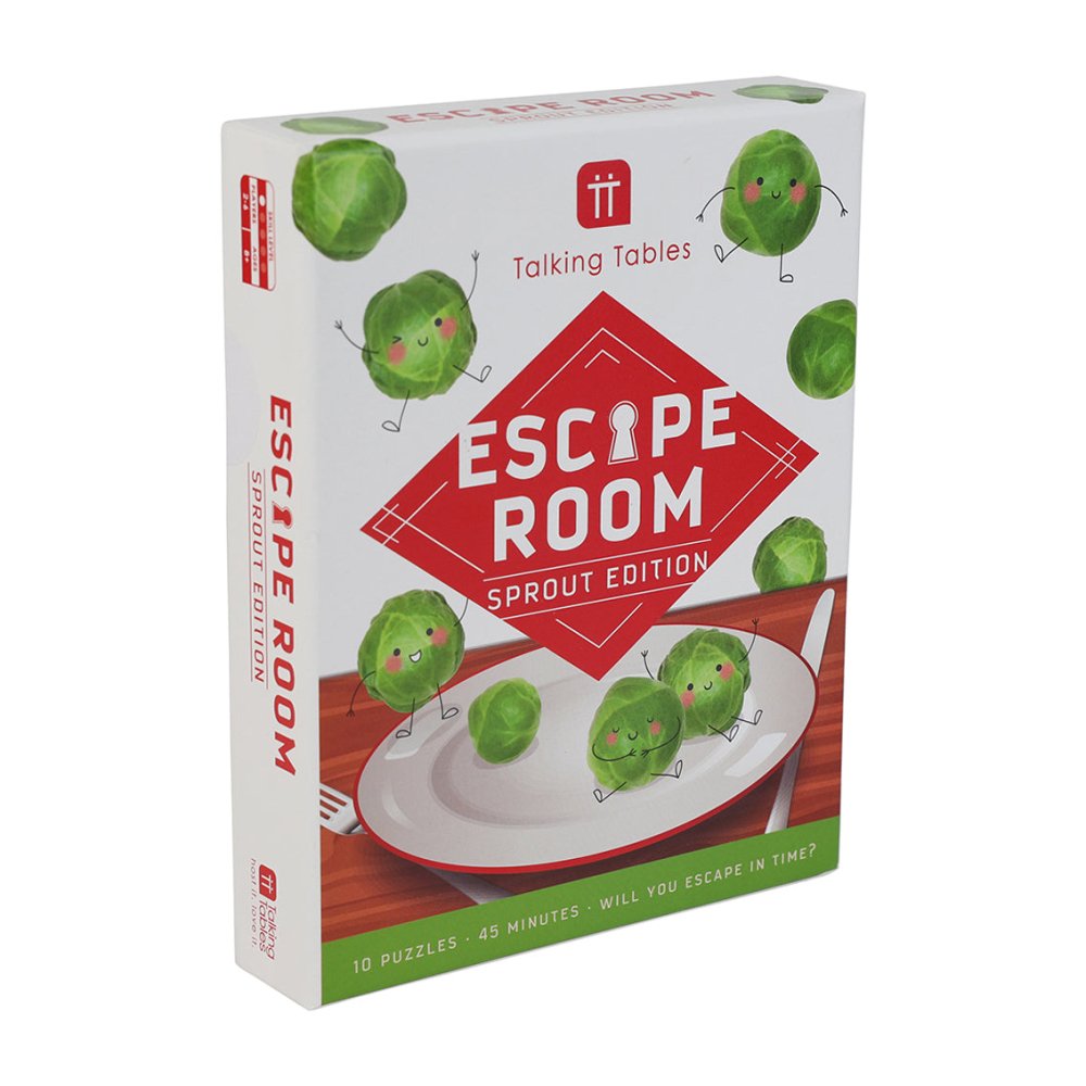 Mini Christmas Escape Room Game - Sprout Edition by Talking Tables - Christmas Cracker Warehouse