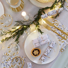 Mini Crackers - Botanical Mistletoe (8 Pack) by Talking Tables - Christmas Cracker Warehouse
