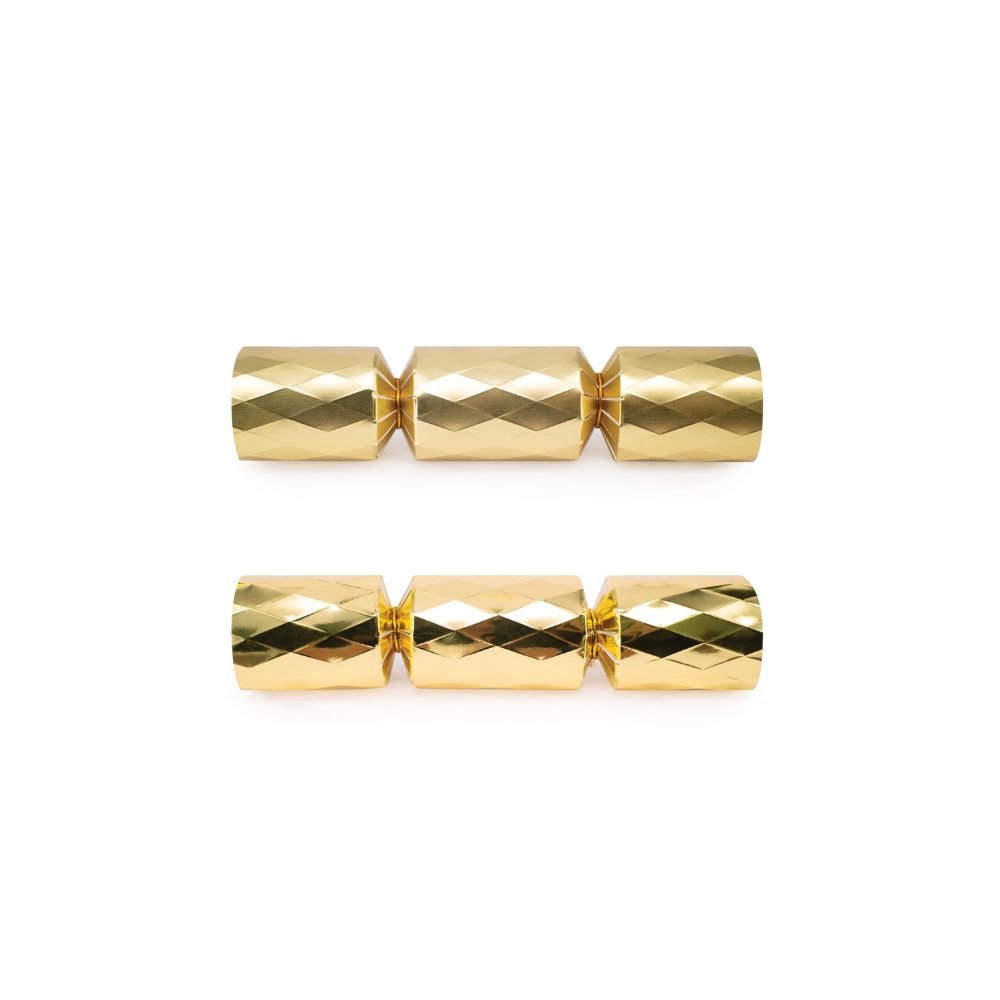 Mini Crackers - Gold Diamond (6 pack) by Celebration Crackers - Christmas Cracker Warehouse