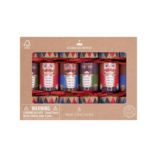 Mini Crackers - Nutcracker (6 pack) by Celebration Crackers - Christmas Cracker Warehouse