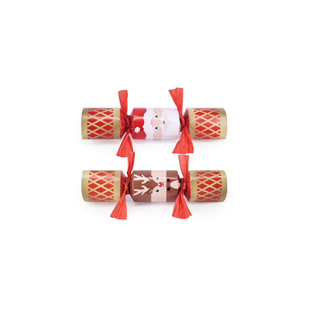 Mini Crackers - Santa and Reindeer (6 pack) by Celebration Crackers - Christmas Cracker Warehouse
