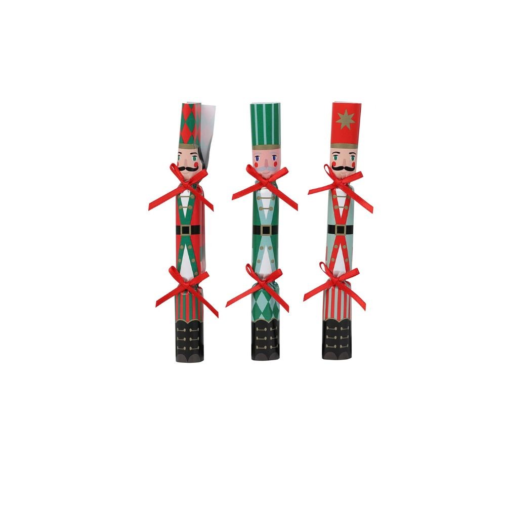 Mini Saucer Crackers - Nutcracker (8 Pack) by Talking Tables - Christmas Cracker Warehouse