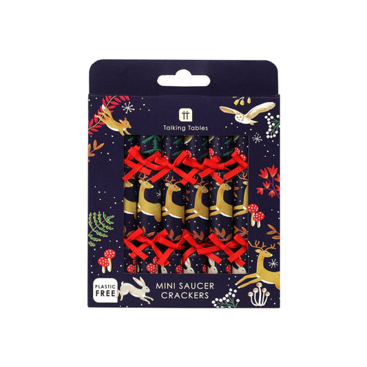 Mini Saucer Crackers - Twilight (8 Pack) by Talking Tables - Christmas Cracker Warehouse