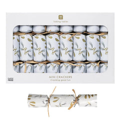 Mistletoe Mini Crackers (8 Pack) by Talking Tables - Christmas Cracker Warehouse