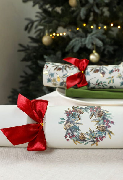 Natural Wreath Crackers (Box of 36) by Celebration Crackers - Christmas Cracker Warehouse