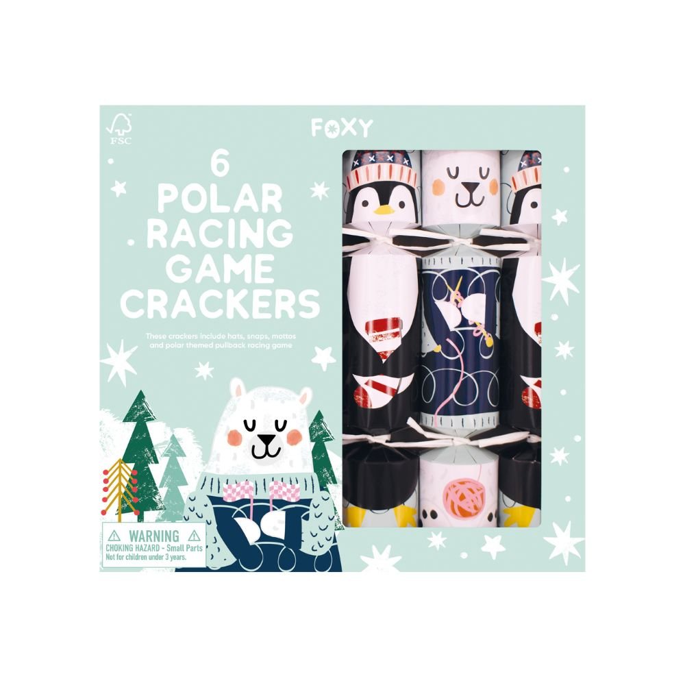 Polar Racing Cracker (6 pack) by Foxy - Christmas Cracker Warehouse