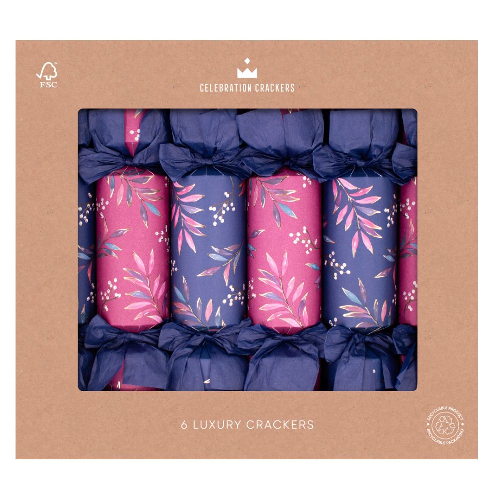 Fancy Crackers Raspberry Luxury Crackers & Bonbons – Christmas Cracker Warehouse