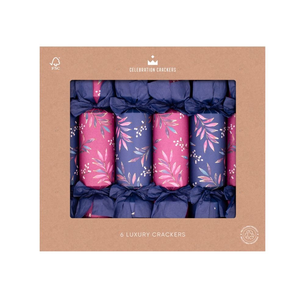 Regency Luxury Crackers - Jewelled Sprig (6 pack) by Celebration Crackers - Christmas Cracker Warehouse