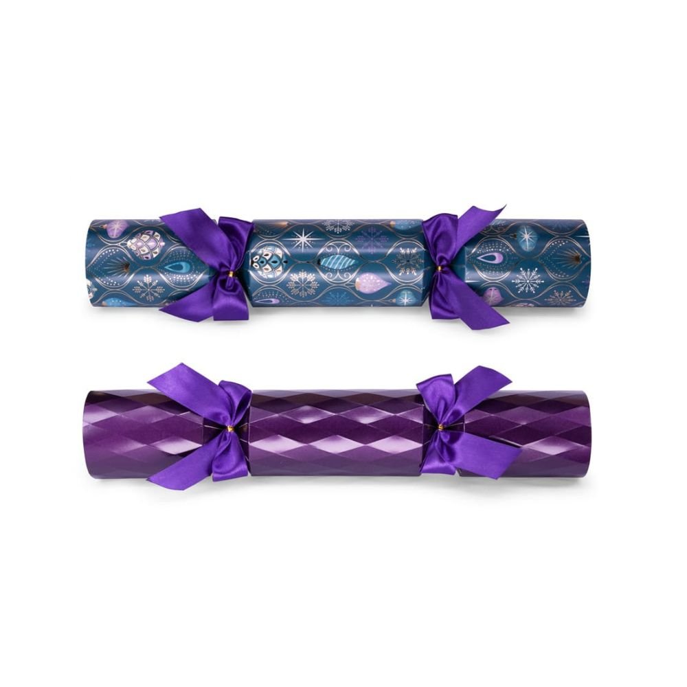 Regency Luxury Crackers - Purple Delight (6 pack) by Celebration Crackers - Christmas Cracker Warehouse