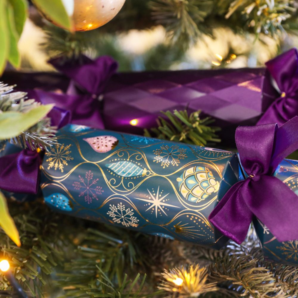 Regency Luxury Crackers - Purple Delight (6 pack) by Celebration Crackers - Christmas Cracker Warehouse