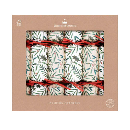 Regency Luxury Crackers - Rustic Foliage (6 pack) by Celebration Crackers - Christmas Cracker Warehouse