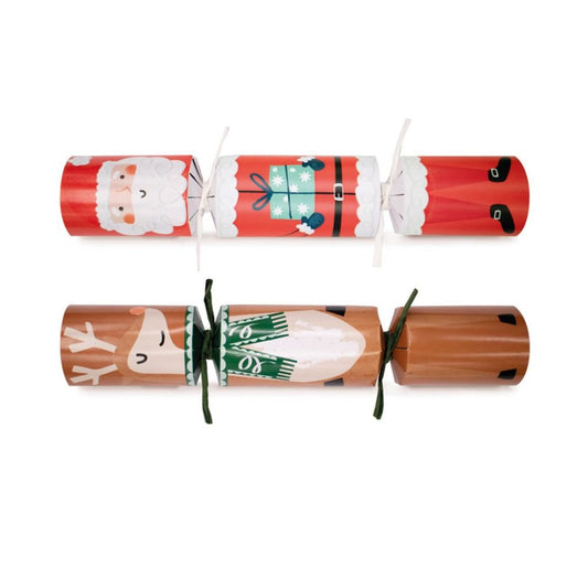 Santa and Reindeer (Box of 50) by Celebration Crackers - Christmas Cracker Warehouse