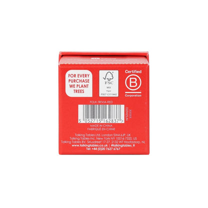 Trivia Box Game by Talking Tables - Christmas Cracker Warehouse