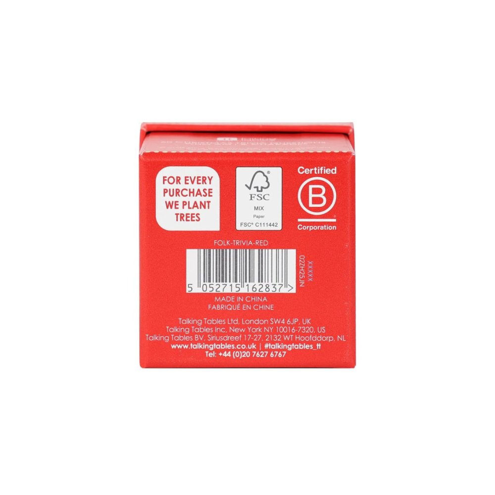 Trivia Box Game by Talking Tables - Christmas Cracker Warehouse