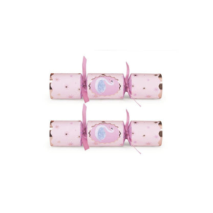 Yvonne Ellen - Mini Crackers - 6 Inch - Pink Swan - Set of 6 by Celebration Crackers /Heart and Soul Studio Limited - Christmas Cracker Warehouse