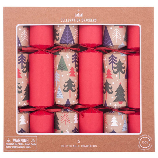 Eco Crackers - Christmas Forest (6 Pack) by Celebration Crackers - Christmas Cracker Warehouse