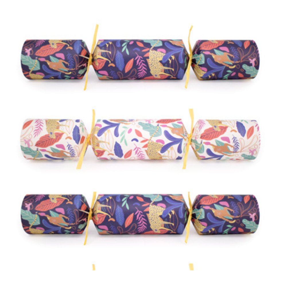 Eco Crackers - Tropical Print (6 Pack) by Celebration Crackers - Christmas Cracker Warehouse