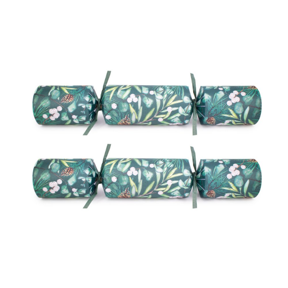 Green Sprig Crackers (Box of 50) by Celebration Crackers - Christmas Cracker Warehouse