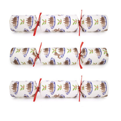 Luxury Crackers - Rabbit & Christmas Pudding (Set of 6) by Thornback & Peel - Christmas Cracker Warehouse